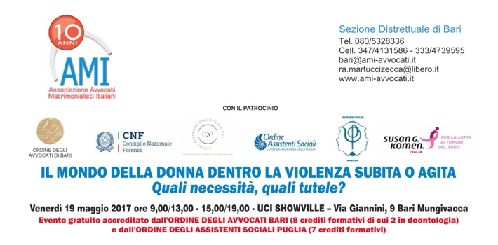 Il mondo della donna dentro la violenza subita o agita