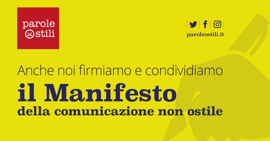 L’Ordine sposa la causa del “Manifesto della comunicazione non ostile”